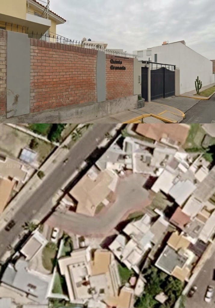 Vista aérea de la lotización Condominio Privado en Cayma, Arequipa